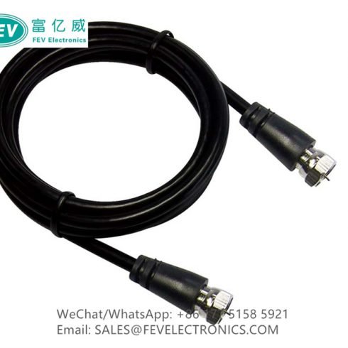 RF ANTENNA CABLE F MALE TO F MALE COAX CABLE CLASS A++ 105DB FEV10-2025