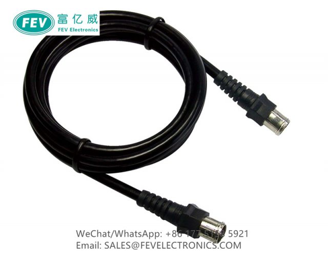 RF ANTENNA CABLE F QUICK MALE TO F TYPE QUICK MALE CLASS A+ COAX CABLE FEV10-2026
