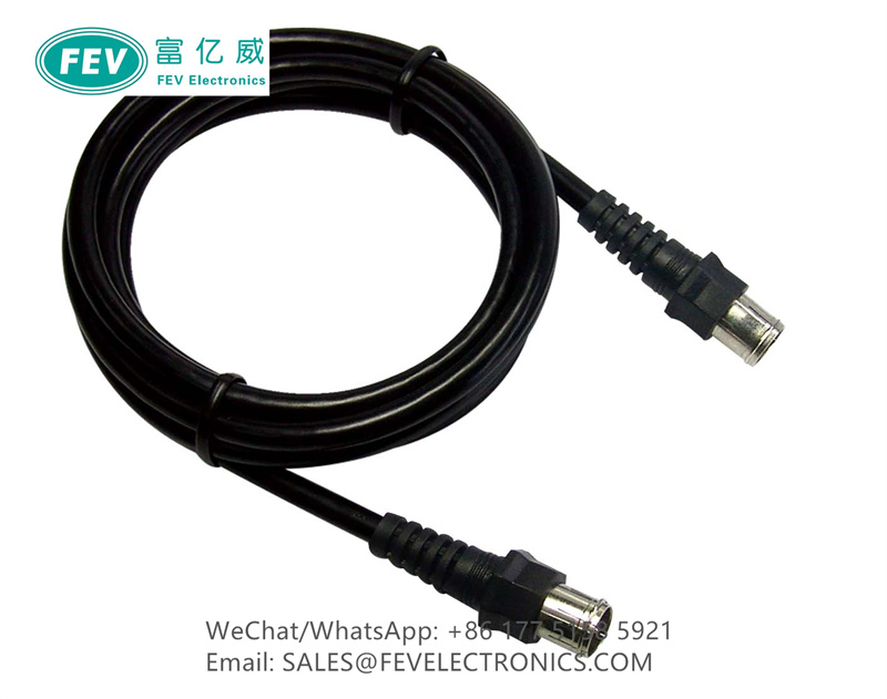 RF ANTENNA CABLE F QUICK MALE TO F TYPE QUICK MALE CLASS A+ COAX CABLE FEV10-2026