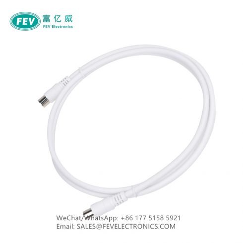 IEC ANTENNA CABLE MALE TO MALE SHIELDED COAX CABLE CLASS A+
