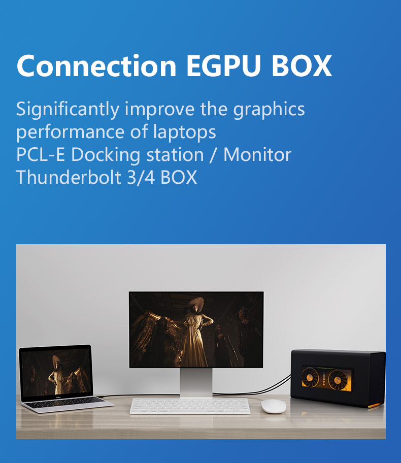 USB4 Cable Thunderbolt 4 Cable connect EGPU Box