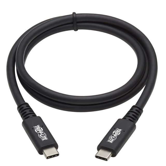 USB4 Thunderbolt 4 Cable Black Male to Male USB-C Male to Male