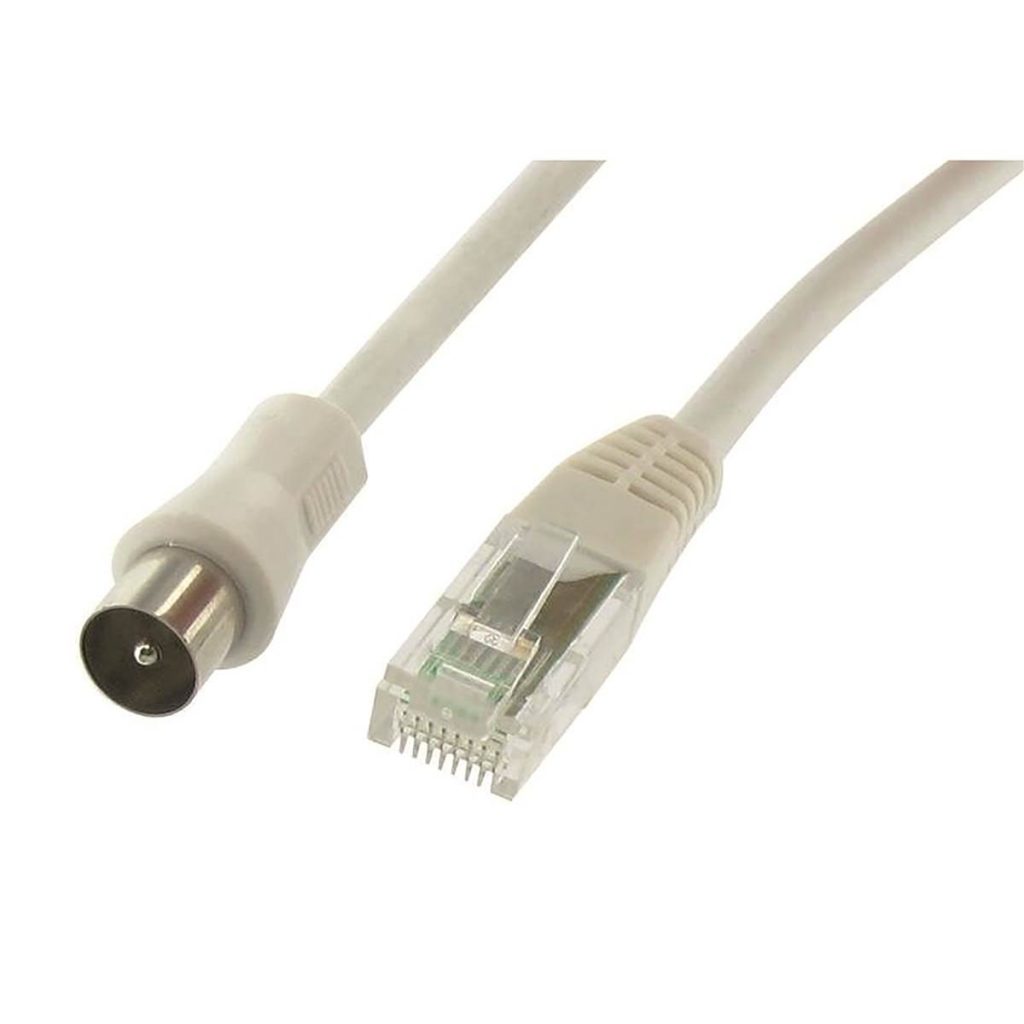 BALUN RJ45 VERS TV 9.52MM COAX CABLE