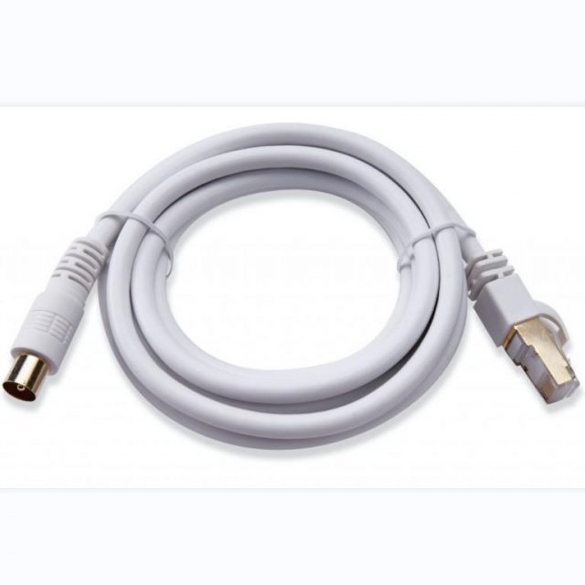 RJ45 to 9.5 TV IEC Male Coax Cable Balun Cables