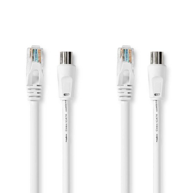 IEC TV Coax Male to RJ45 Male