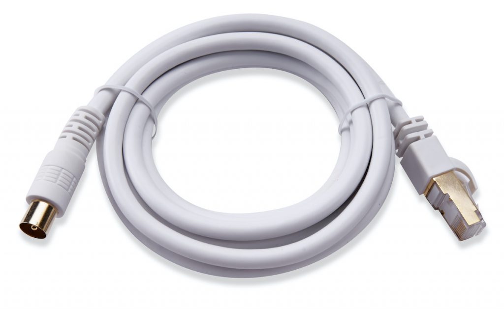 RJ45 to 9.5 TV IEC Male Coax Cable Balun Cables