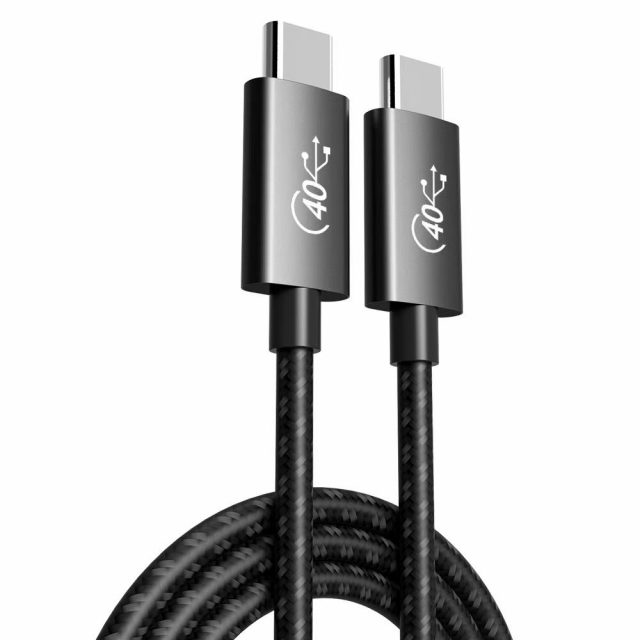 Thunderbolt 4 and USB4 cables 40Gpbs 100W power delivery