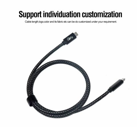 Thunderbolt 4 and USB4 cables support 8K 100W 40Gpbs made by Changzhou FEV ELECTRONICS