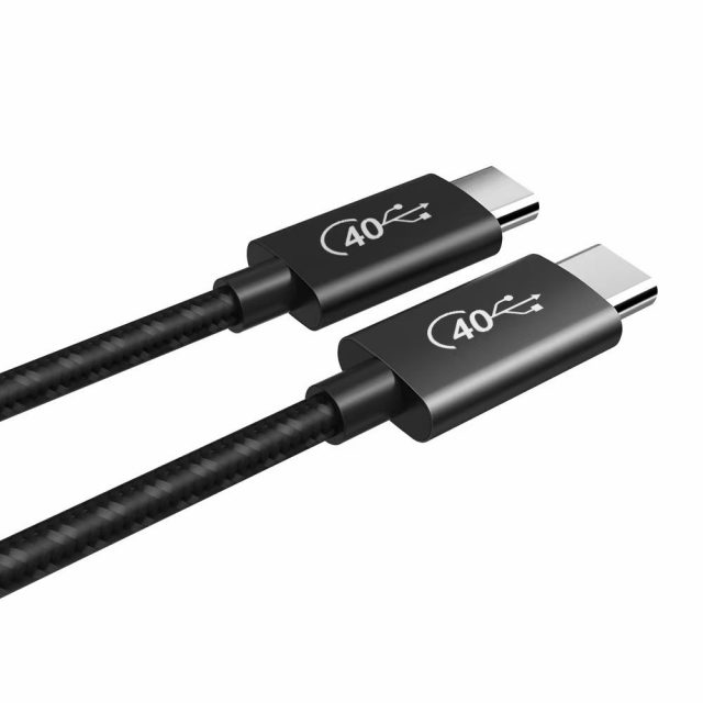 Thunderbolt usb 4 port cable USB4 Cable 40Gpbs 8K 100W