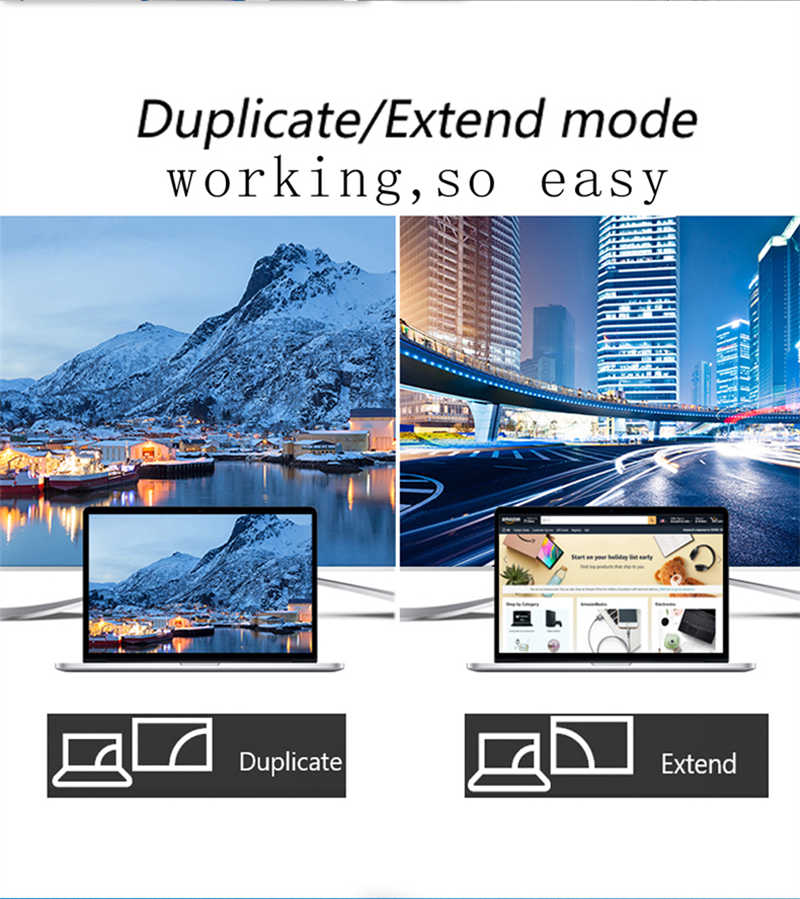 JSHC-13C Duplicate and Extend Mode