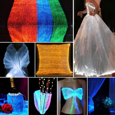 Application of fiber optics lighting illumination