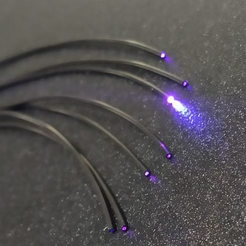 Black PE FTTH Accessories Optical Fiber Cable For Communication And Transmission