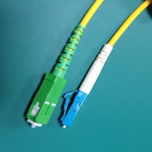 LC-SC yellow single-mode fiber jumper