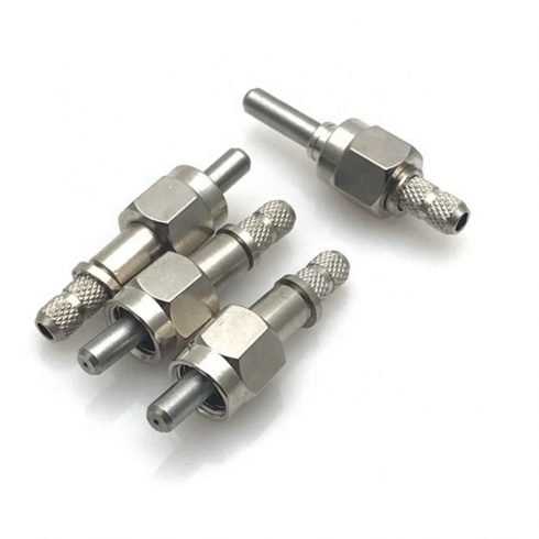 Metal Fiber Optic SMA905 Connector dia 0.75mm