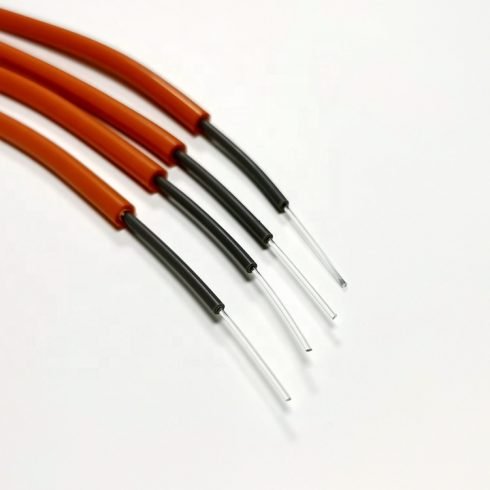 Orange Color POF Cable with Protection Jacket Coat Fiber Optic Cable OD 5MM