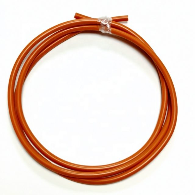 Orange POF Cable with Protection Jacket Coat Fiber Optic Cable OD 5mm