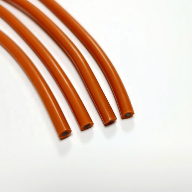 Orange POF Cable with Protection Jacket Coat Inner diameter 1.0mm 2.2mm Fiber Optic Cable 5mm
