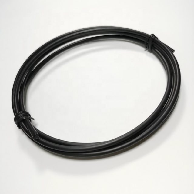 PE Fiber Optic Plastic Cable Black Color For Communication And Transmission