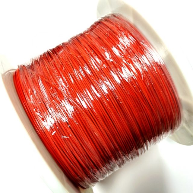 Plastic Optical Fiber Orange Color Cable Automotive Fiber with Jacket Coat OD6.0 MM