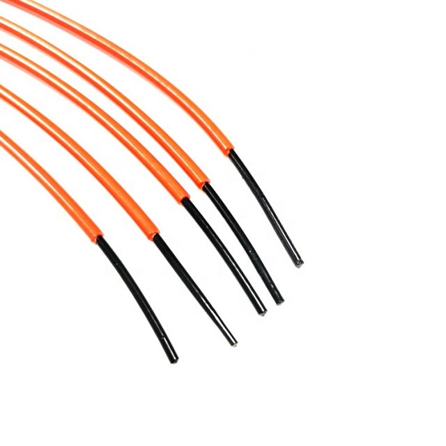 Plastic Optical Fiber Orange Color Cables Automotive Fiber with Jacket Coat OD6.0 MM