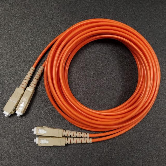 SC-SC multimode quartz fiber cable jumper patch cord optic