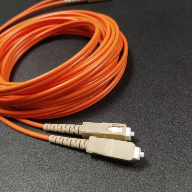 SC-SC multimode quartz fiber cable jumper patch cord optics