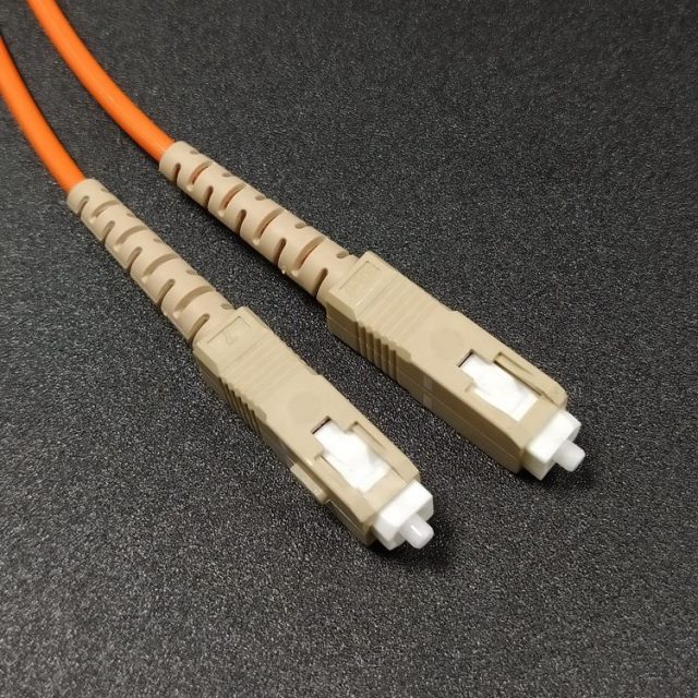 SC-SC multimode quartz jumper patch cord fiber optic cable