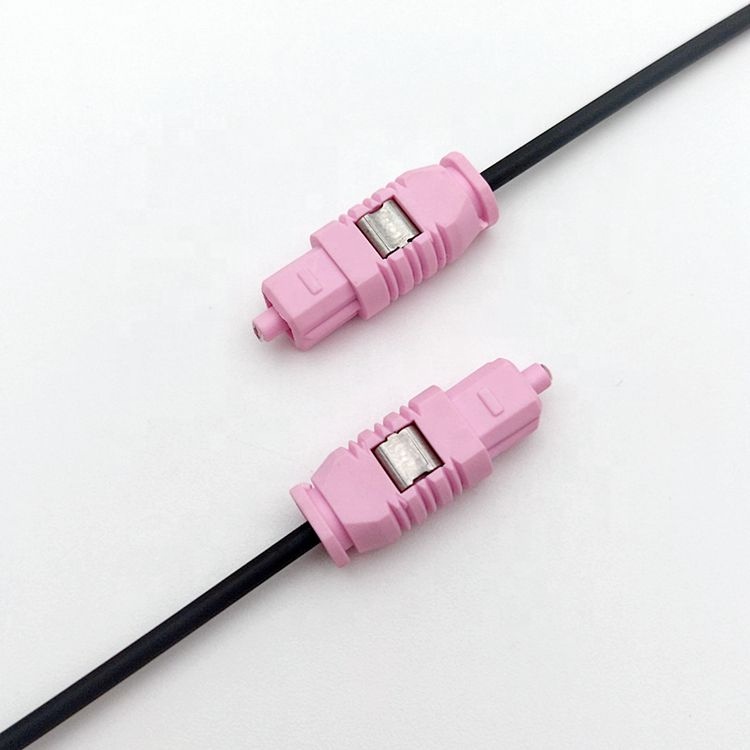 Smart Home Products Pink Plastic Optical Fiber Toslink Audio Optical Cable Smart Home Products Pink Plastic Optical Fiber Toslink Audio Optical Cable