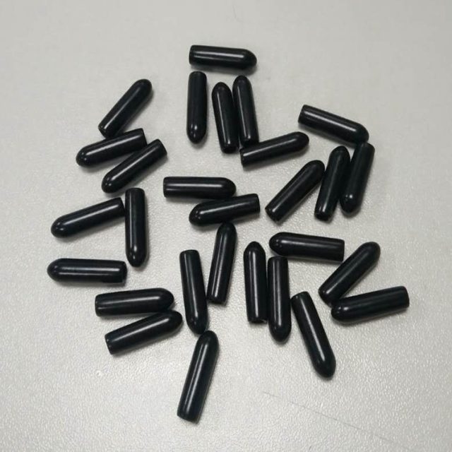 Soft Dust Cover hat for Fiber Optic Cable Clips 3mm Black Color