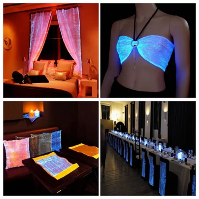 home decoration lighting fiber optic cable