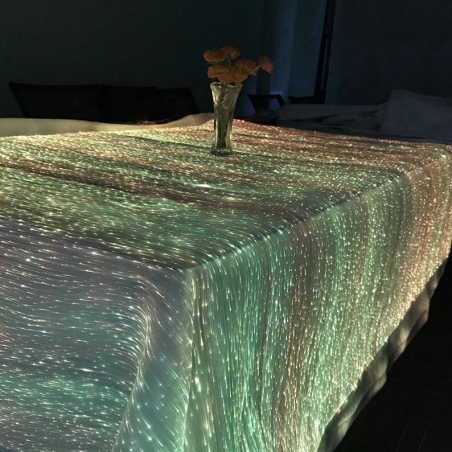 Fiber Optic Clothing Textile Fiber Optic Fabric LED lighting