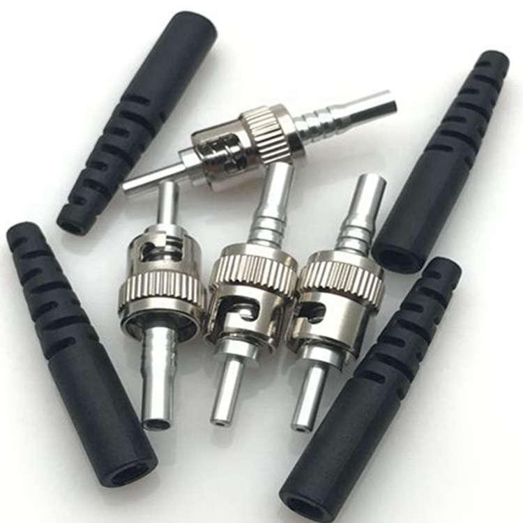 Fiber optic ST connectors for electrical machines