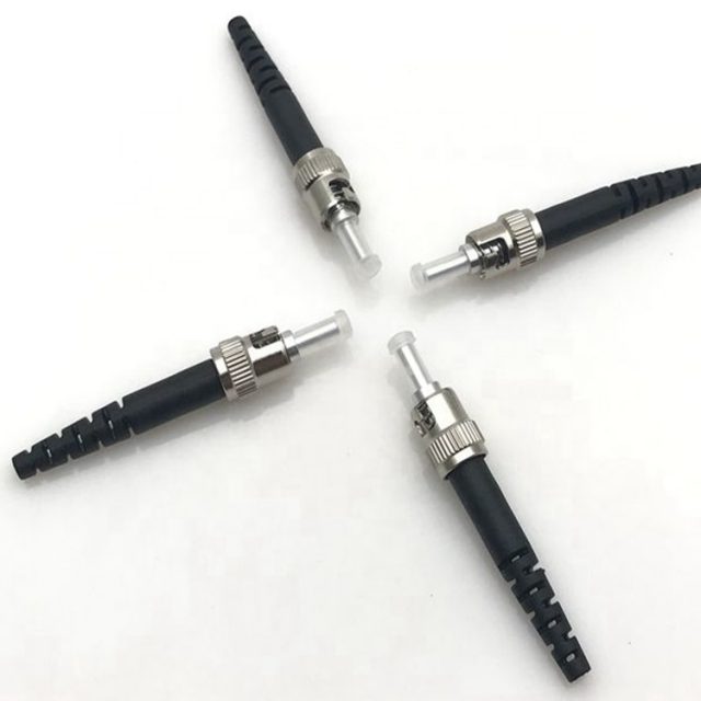Fiber optical ST connector for electrical machines