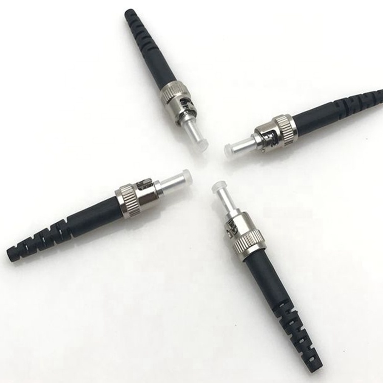 Fiber optical ST connector for electrical machines
