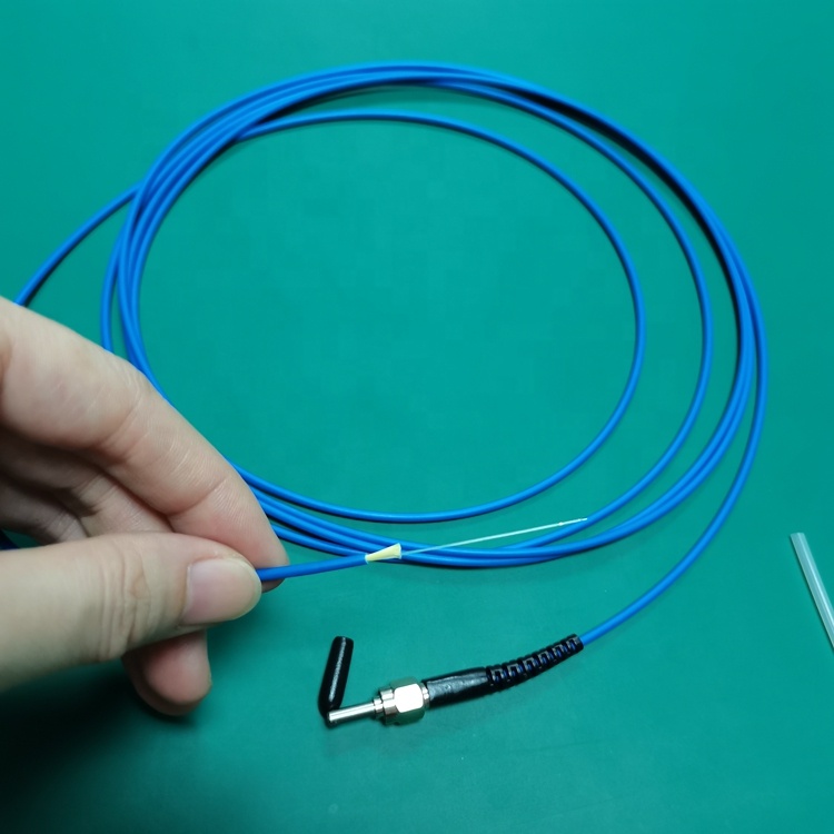 High performance fiber optical cable Blue sma905 pigtail