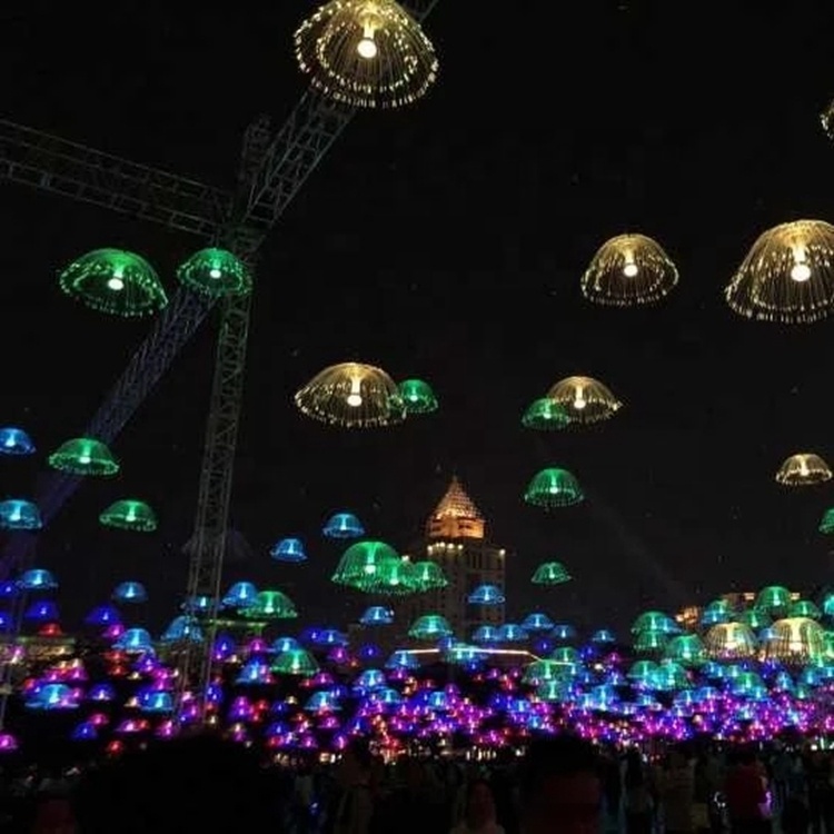 Optical Fiber Cable Lightning LED Holiday Light Big Events Decor