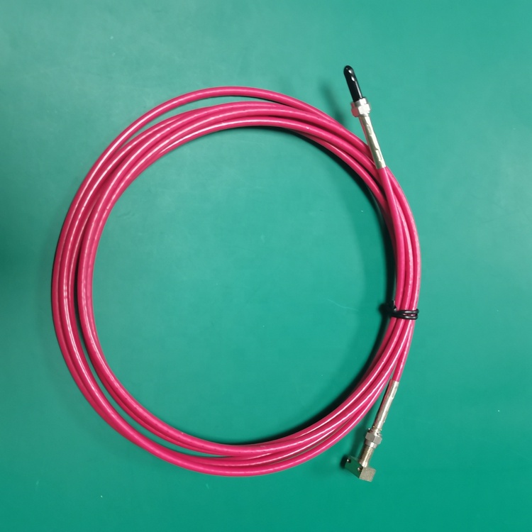 Red SMA905-probe fiber jumper patch cord