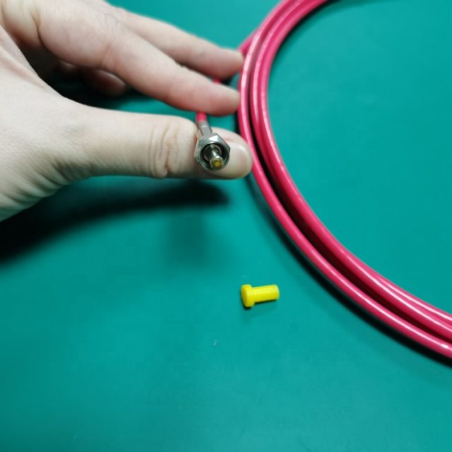 Red color sma905 to sma905 jumper Fiber Optic patch cord