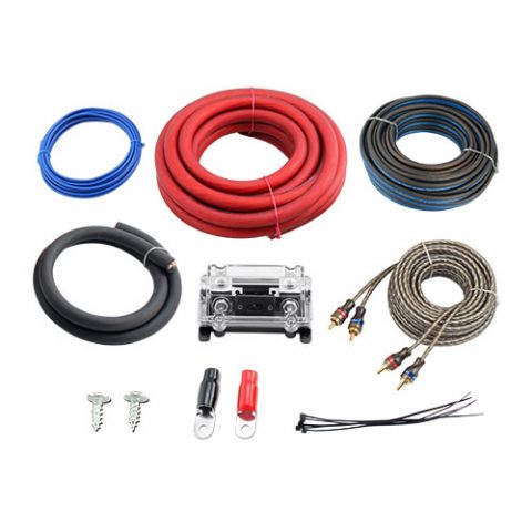 0 Gauge AWG 100% OFC Copper Power Amp Amplifier Wiring Installation Wiring Kits 4000 Watts