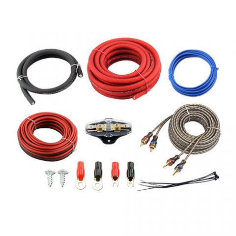 4 GA OFC Wiring Kits Car Amplifier Wiring in Car Amplifier Installation Wires and Cables