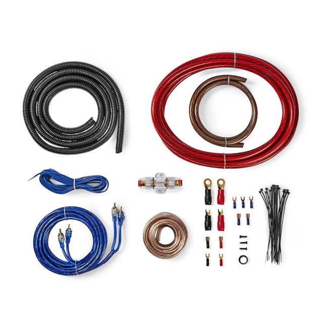 CAR AUTO Installation Kits 0 Gauge Complete CCA Amplifier Wiring Kits with OFC RCA Cable