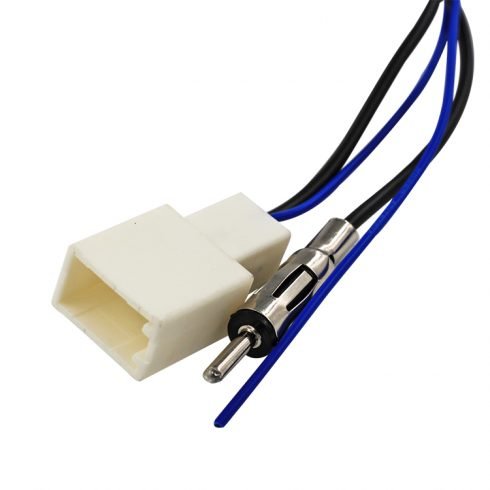 CAR AUTO RADIO ANTENNA ADAPTOR CABLE PLUG TO SOCKET WITH POWER WIRE FEV-CAP222