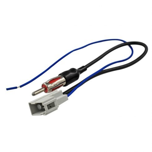 CAR AUTO RADIO ANTENNA ADAPTOR CABLE PLUG TO SOCKET WITH POWER WIRE FEV-CAP223