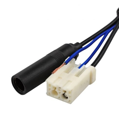 CAR AUTO ANTENNA CONNECTIVE ADAPTER CABLE SOCKET TO 2PIN WITH POWER WIRE FEV-CAP226