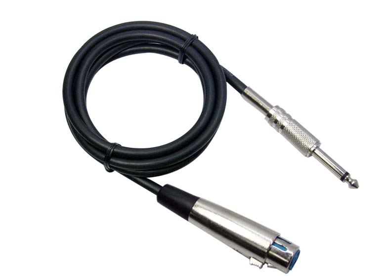 MICROPHONE XLR CABLE 6.35 MALE TO XLR FEMALE CABLE FEV10-1029
