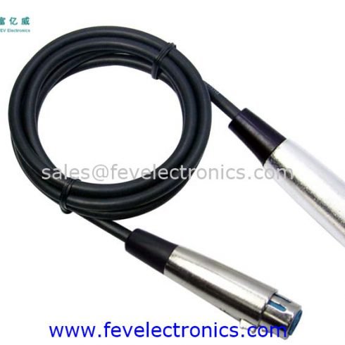 MICROPHONE CABLE XLR MALE TO FEMALE AUDIO CABLE FEV10-1030