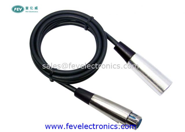 MICROPHONE CABLE XLR MALE TO FEMALE AUDIO CABLE FEV10-1030