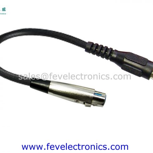 XLR FEMALE TO RCA MALE MICROPHONE CABLE FEV10-1031