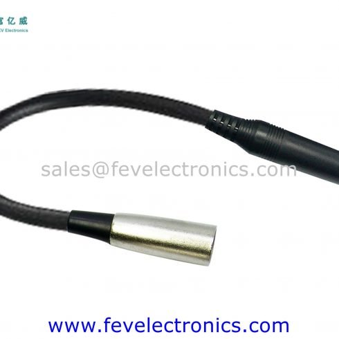 3.5MM STEREO FEMALE TO XLR MALE MICROPHONE CABLE FEV10-1033