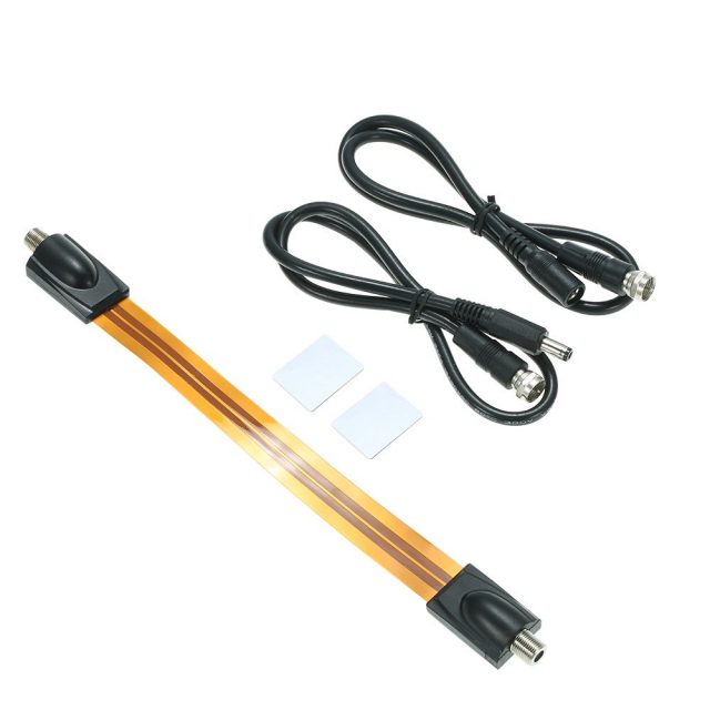 F Female coupler coax cable PCBA window through cable camera power extension line